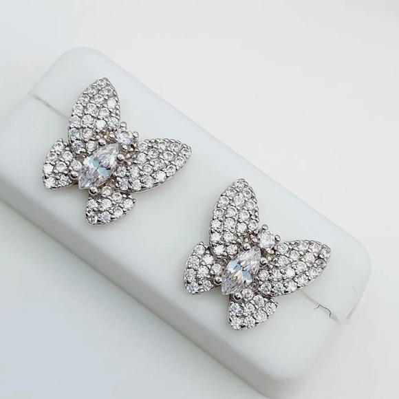 - 925 Sterling Silver Cubic Zirconia Earrings, U19254529 - Picture 10 of 11